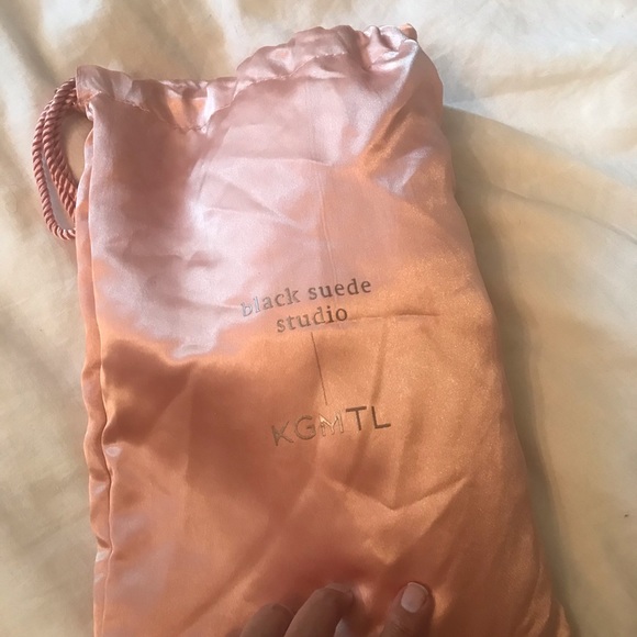 Black Suede Studio Slippers - Picture 6 of 9